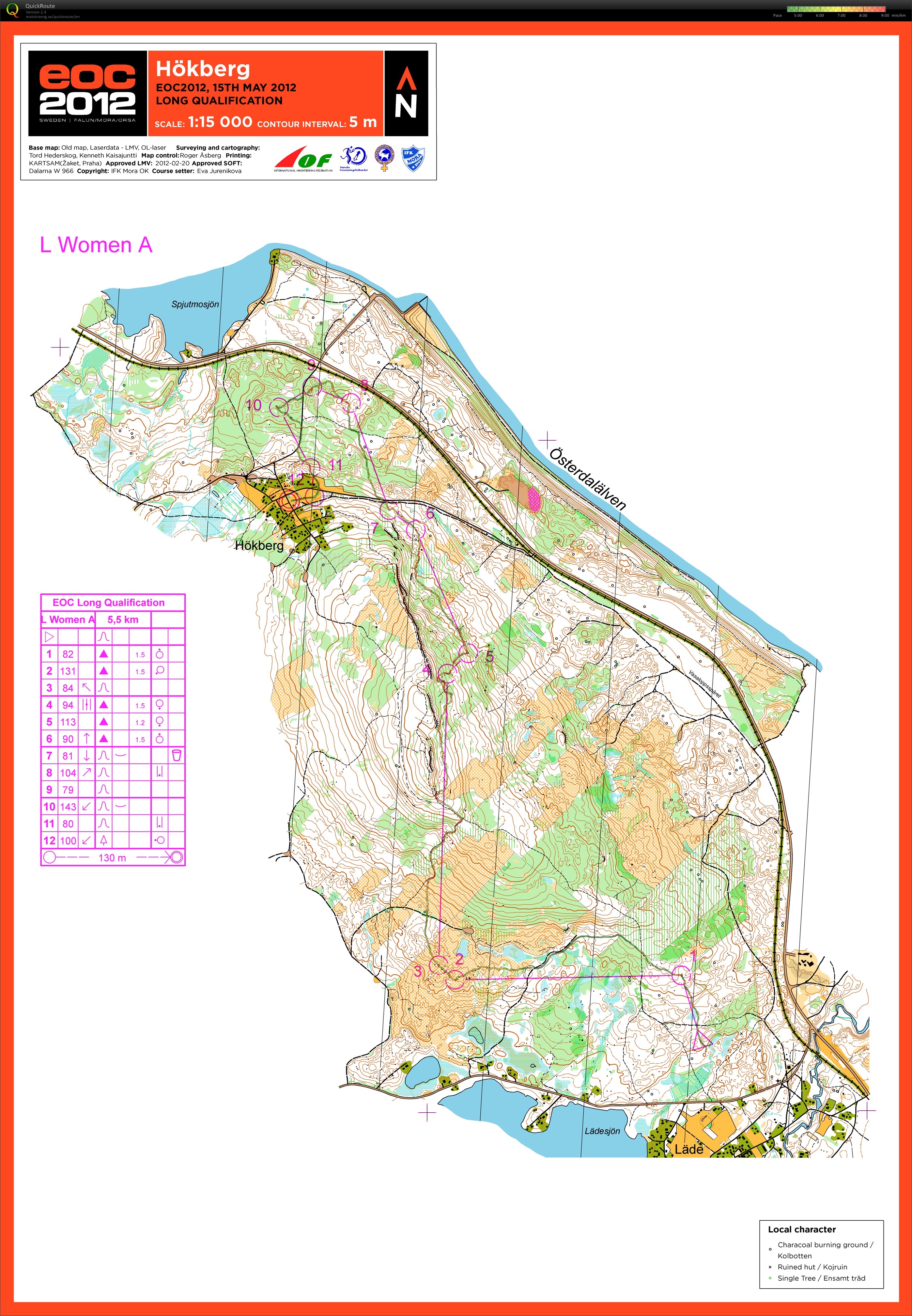 EOC 2012 // Long qual (women A) (2012-05-15)