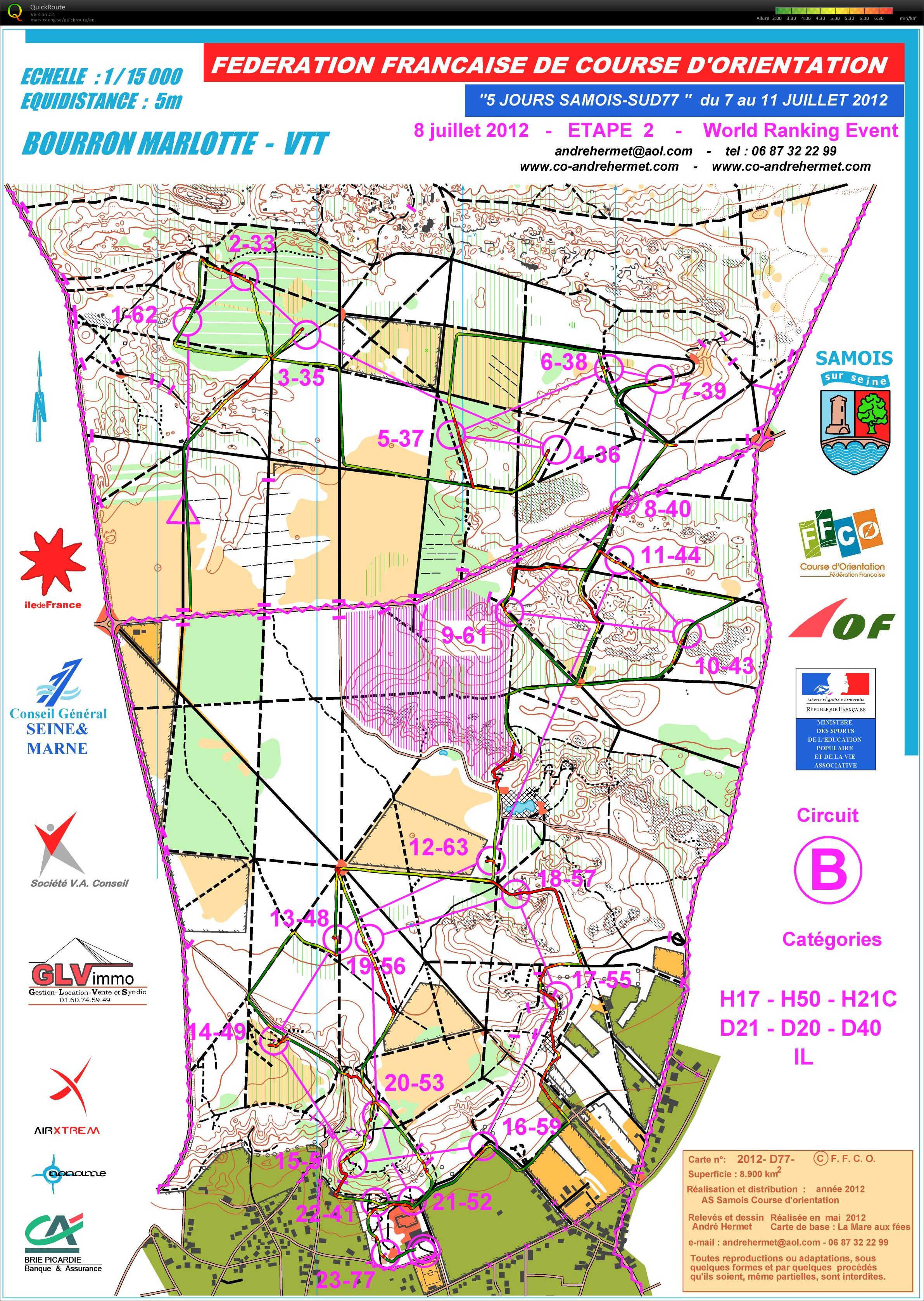 5 jours de VTT'O de SAMOIS SUD E2 (08-07-2012)