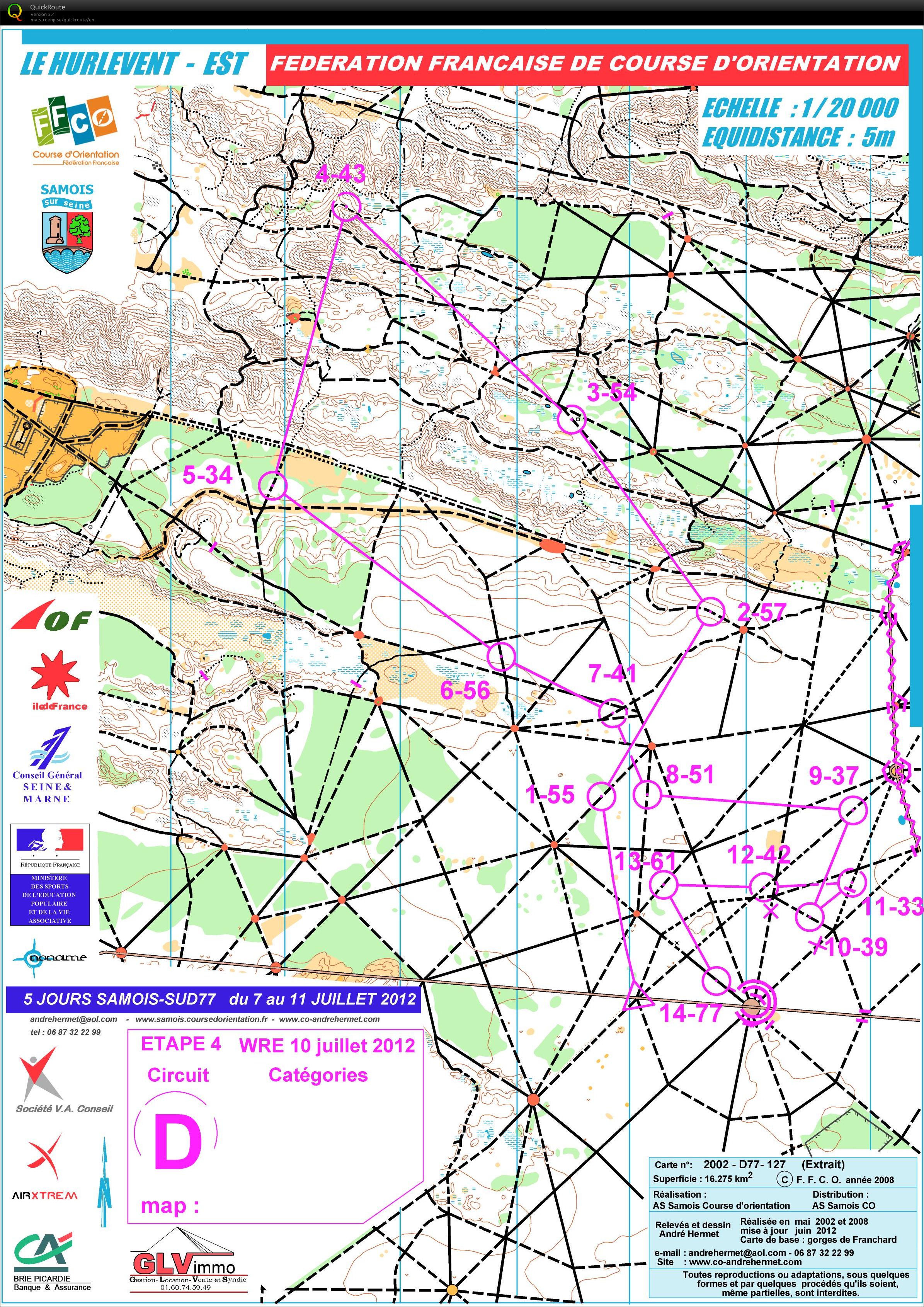 5 jours de VTT'O de SAMOIS SUD E4 (10.07.2012)