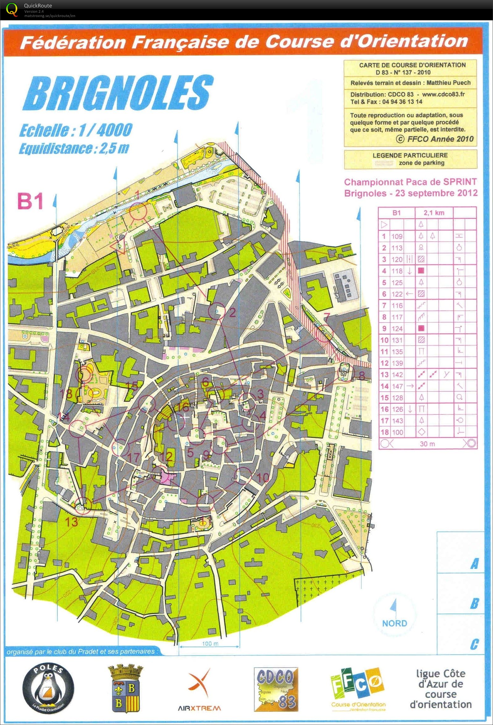 Championnat de Ligue de Sprint - Challenge PACA (23/09/2012)